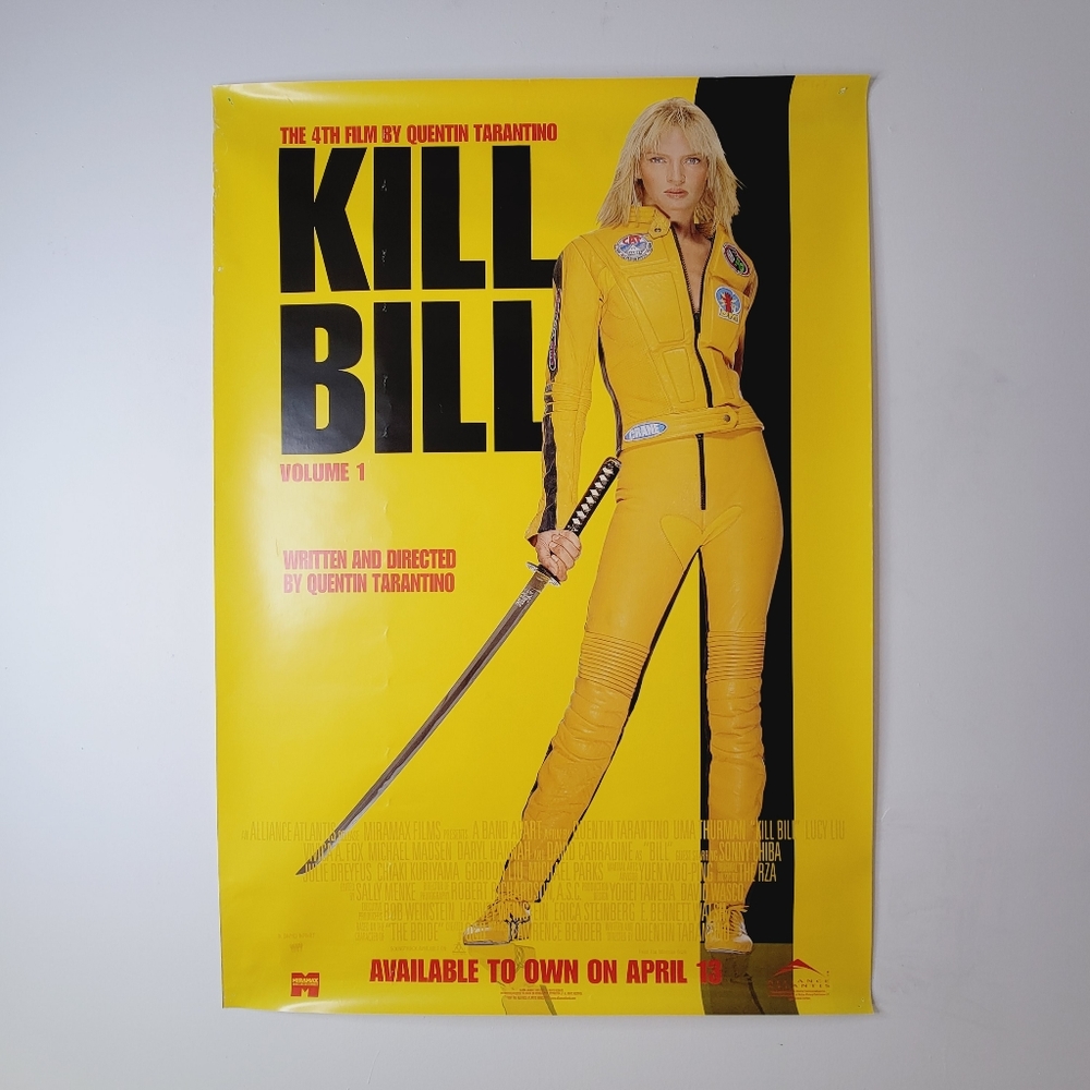 Original vintage Kill Bill Vol. 1 movie poster